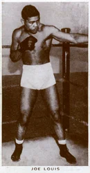 Joe Louis, pugilista americano, 1938