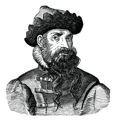 Johann Gutenberg, metalúrgico e inventor alemão, século XVI, 1870