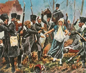 Johanna Stegen na luta em Lüneburg, 2 de abril de 1813, 1936.