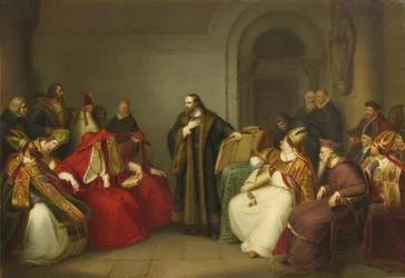 John Hus antes do Concílio de Constança, final do século XIX