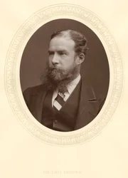 John Lubbock, primeiro Barão Avebury, banqueiro inglês, arqueólogo, naturalista e político, c1880