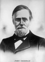 John Sherman 1823-1900, representante republicano americano e senador durante a guerra civil, c1910