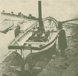 Navio de parafuso duplo de John Stevenss, construído em 1804, c1930.