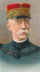 Joseph Gallieni 1849-1916, general da Primeira Guerra Mundial francesa, 1917