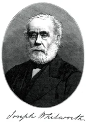 Joseph Whitworth, engenheiro britânico, empresário e inventor, c1880
