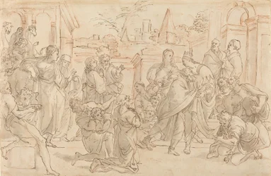 José e seu irmão no Egito [verso], século XVII.