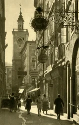 Judengasse, Salzburgo, Áustria, c1935.