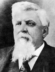 Juiz Isaac C Parker, o Juiz Suspenso, em seus últimos anos, c1890s 1954