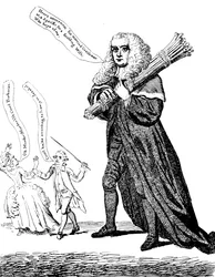 Juiz polegar ou bastões de tamanho legal para disciplina familiar, 1782