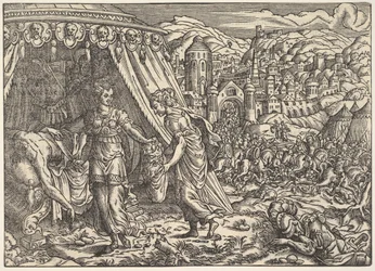 Judith e Holofernes, de Biblia, Frankfurt, 1564.