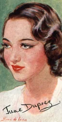 June Duprez, 1918-1984, atriz de cinema britânica, século XX