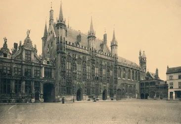 Palácio da Justiça, Câmara Municipal e Capela do Sangue Sagrado, c1910