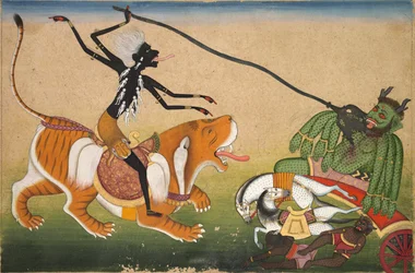 Atacando tempo Nisumbha, c. 1740.