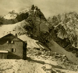 Karlsbader Hut, Dolomitas de Lienz, Áustria, c1935.