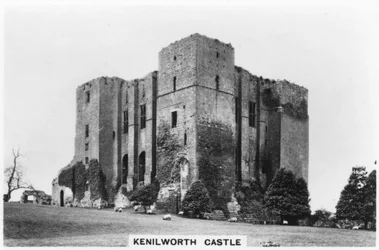 Castelo de Kenilworth, Warwickshire, 1937