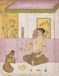 Khambhavati Ragini: Folio from a Ragamala Series Garland of Musical Modes, ca. 1675.