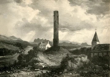 Torre redonda de Kineth, cortiça, século XIX.