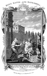 Rei Davi, olhando para Bathsheba, c1804