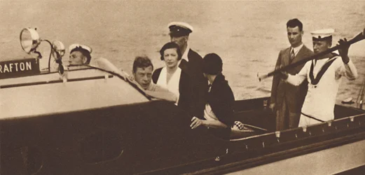 Rei Edward Retornando ao Iate da Ilha de Rab, 1937