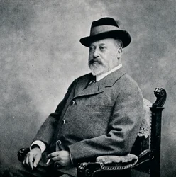 Rei Eduardo VII em um chapéu tirolês, 1903 1911