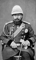 Rei Edward VII do Reino Unido em uniforme militar, 1910