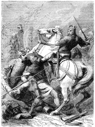 Rei Estêvão feito prisioneiro, 1141