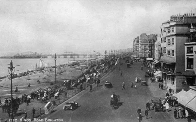 Kings Road, Brighton, East Sussex, início do século XX