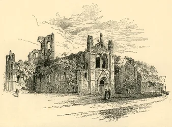 Abadia de Kirkstall, 1898.