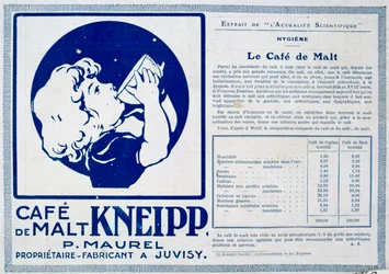 Kneipp Café de Malt, propaganda, 1915