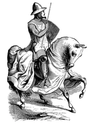 Cavaleiro em Arnês de Guerra