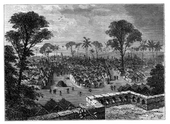 Kumasi, Ashanti, Costa Dourada, África Ocidental, c1890