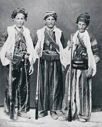 Bandidos de montanha curdos, Armênia, 1902