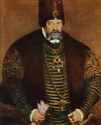 Eleitor Joachim II V. V. Brandenburg 1505-1571. - Pintura de L. Cranach OJ, 1934.