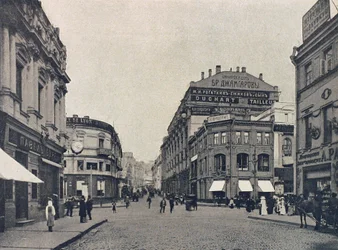 Ponte de Kuznetsky Most Blacksmiths, Moscou, Rússia, 1912