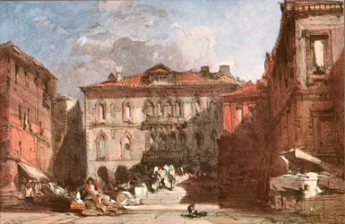 A Casa Foliera Marina, Veneza, c1900.