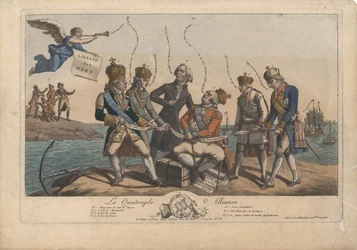A Aliança Quádrupla, 1800.
