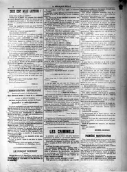 Jornal La Republique Sociale de 13 de outubro de 1881
