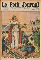 A missão civilizadora. Le Petit Journal, 19 de novembro de 1911, 1911