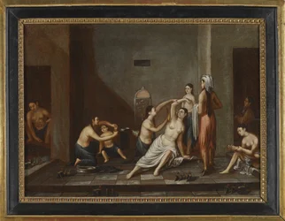 Senhoras no Hammam, 1741