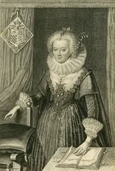 Lady Frances Stewart, Duquesa de Richmond e Lennox 1647-1702, ca 1663.