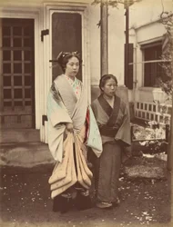 Dama e Servo, década de 1870.