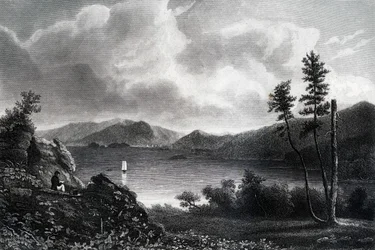 Lake George, Nova Iorque, 1855