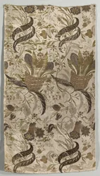 Grande motivo floral, 1830-1899.
