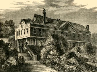 Lauderdale House, em 1820, c1876.