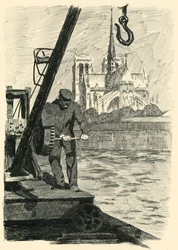 Le Chevet de Notre-Dame, Le Matin, 1903.