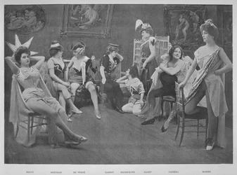 O Foyer Des Artistes, 1900