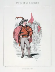 Garibaldian, Paris Commune, 1871.
