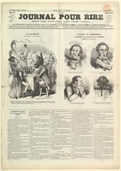 Le Journal Pour Rire, Journal dIimages, Journal Comique, Critique, Satirique e ..., 23 de agosto de 1850.
