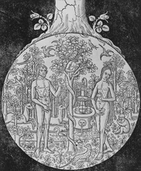 O primeiro volume da Bíblia francesa historiada e recém-impressa, ca. 1501.