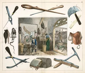 Indústria de couro, couro e peles O fabricante de selins
